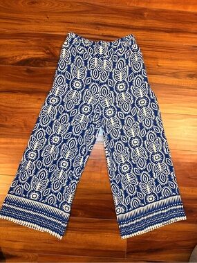 Farm Rio look-alike Wide-Leg Linen Pant